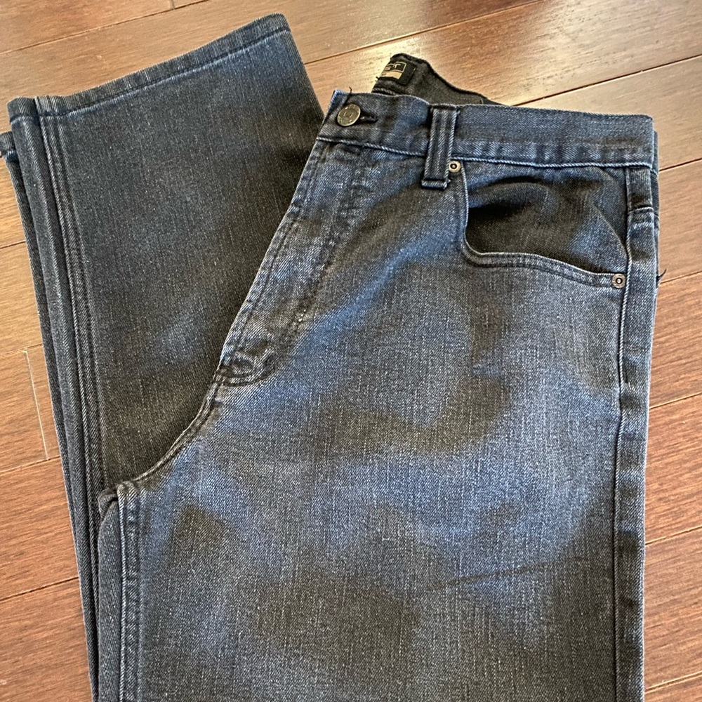 Men’s relax fit black jeans by Axist size 36 waist 32 length